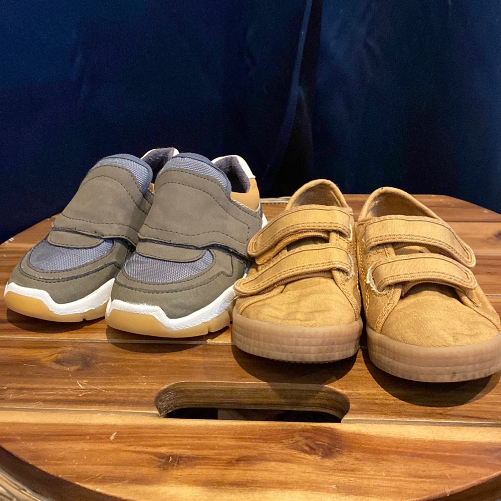 Two pairs of Zara shoes Velcro